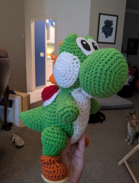 Handmade Other - Handmade Crocheted Yoshi Plush